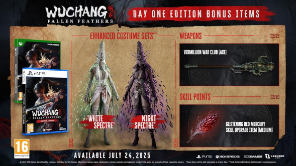 Игра Wuchang: Fallen Feathers. Day One Edition [PS5, русские субтитры] во Владивостоке