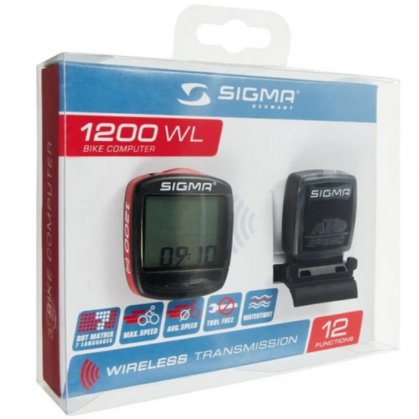 Велокомпьютер беспроводной 12 функций Sigma BC 1200 WL во Владивостоке