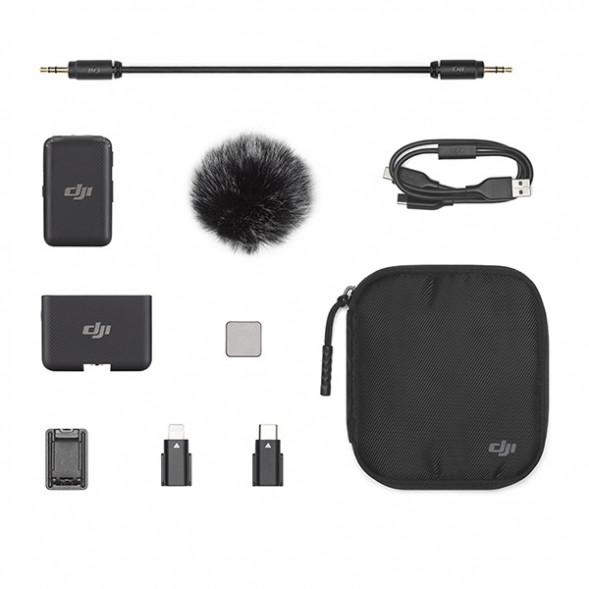 Комплект беспроводных микрофонов DJI MIC (1TX + 1RX), черный во Владивостоке