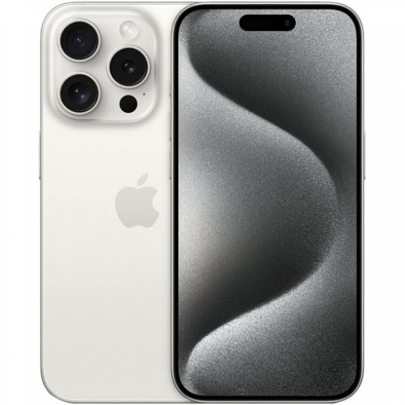 Смартфон Apple iPhone 15 Pro Max 256 ГБ, Dual: nano SIM + eSIM, белый титан во Владивостоке