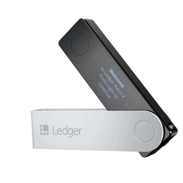 Аппаратный криптокошелек Ledger Nano X with $20 in Bitcoin , черный во Владивостоке