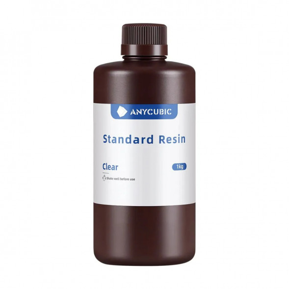 Фотополимерная смола Anycubic Standard Resin для 3D принтера Прозрачная (Clear), 1 кг во Владивостоке
