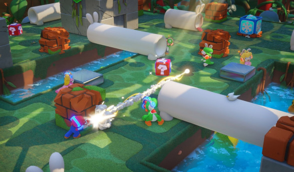 Игра Mario Rabbids: Kingdom Battle. Gold Edition [Nintendo Switch, английская версия] во Владивостоке