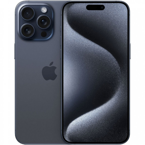 Смартфон Apple iPhone 15 Pro Max 256 ГБ, Dual: nano SIM + eSIM, синий титан во Владивостоке