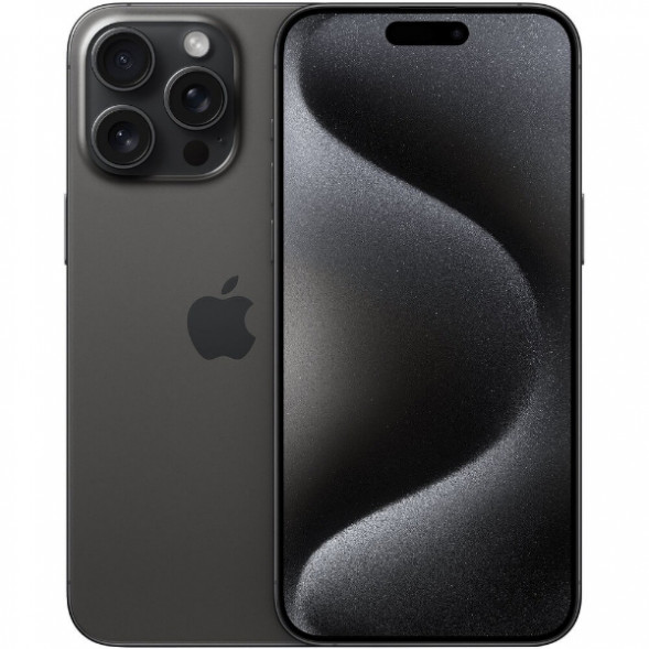 Смартфон Apple iPhone 15 Pro Max 256 ГБ, Dual: nano SIM + eSIM, черный титан во Владивостоке