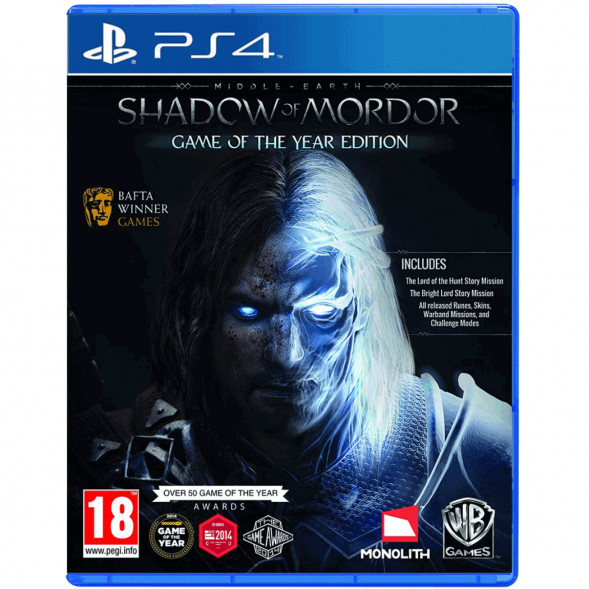 Игра Middle Earth: Shadow Of Mordor. Game of the Year Edition [PS4, русские субтитры] во Владивостоке