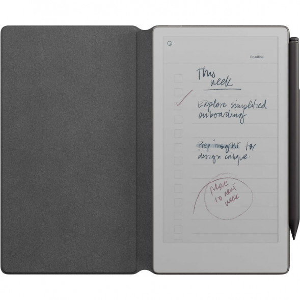 Графический планшет reMarkable Paper Pro Move + Стилус MarkerPlus + Чехол BookFolio Premium Leather, Black во Владивостоке