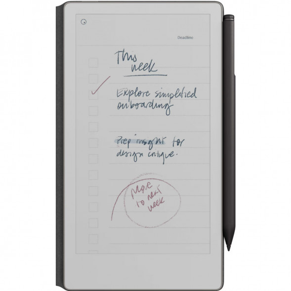 Графический планшет reMarkable Paper Pro Move + Стилус MarkerPlus + Чехол BookFolio Premium Leather, Black во Владивостоке