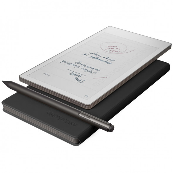 Графический планшет reMarkable Paper Pro Move + Стилус MarkerPlus + Чехол BookFolio Premium Leather, Black во Владивостоке