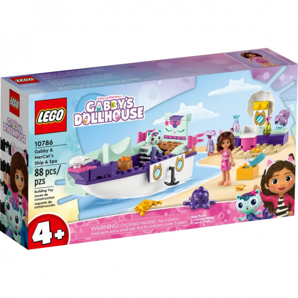Конструктор LEGO Gabby&amp;#039;s Dollhouse 10786 Корабль и спа Габби и МерКэта во Владивостоке