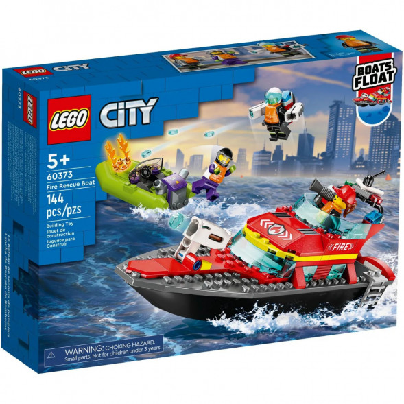 Конструктор LEGO City 60373 &amp;quot;Пожарно-спасательная лодка&amp;quot;, 144 деталей во Владивостоке