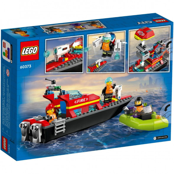 Конструктор LEGO City 60373 &amp;quot;Пожарно-спасательная лодка&amp;quot;, 144 деталей во Владивостоке