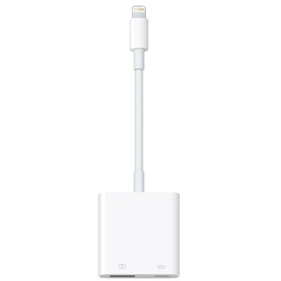 Разъем Apple Lightning - USB/Lightning, белый во Владивостоке