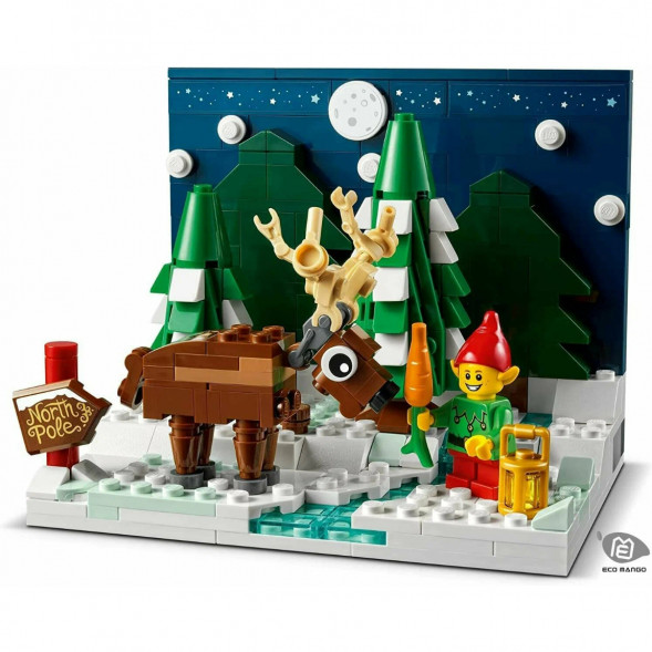 Конструктор LEGO 40484 Перед домом Деда Мороза во Владивостоке