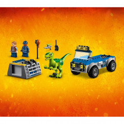 Конструктор LEGO Juniors 10757 Грузовик спасателей для перевозки раптора
